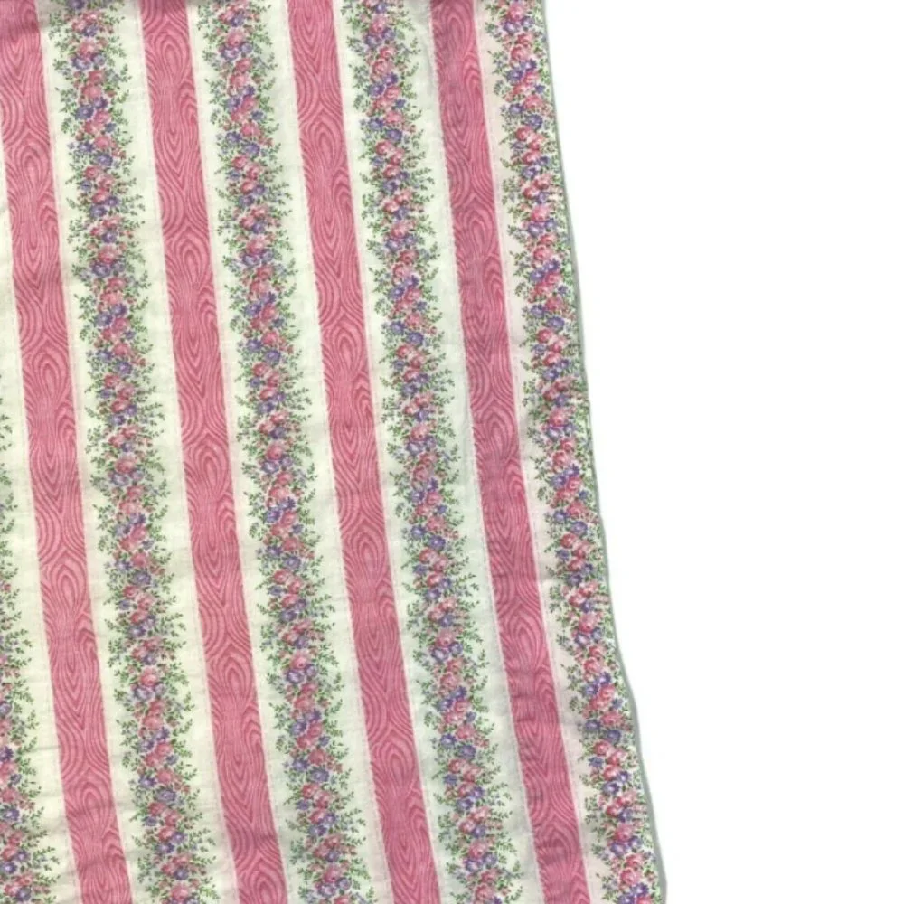 True Vintage 60s 70s Pillowcases Shams Pink Floral